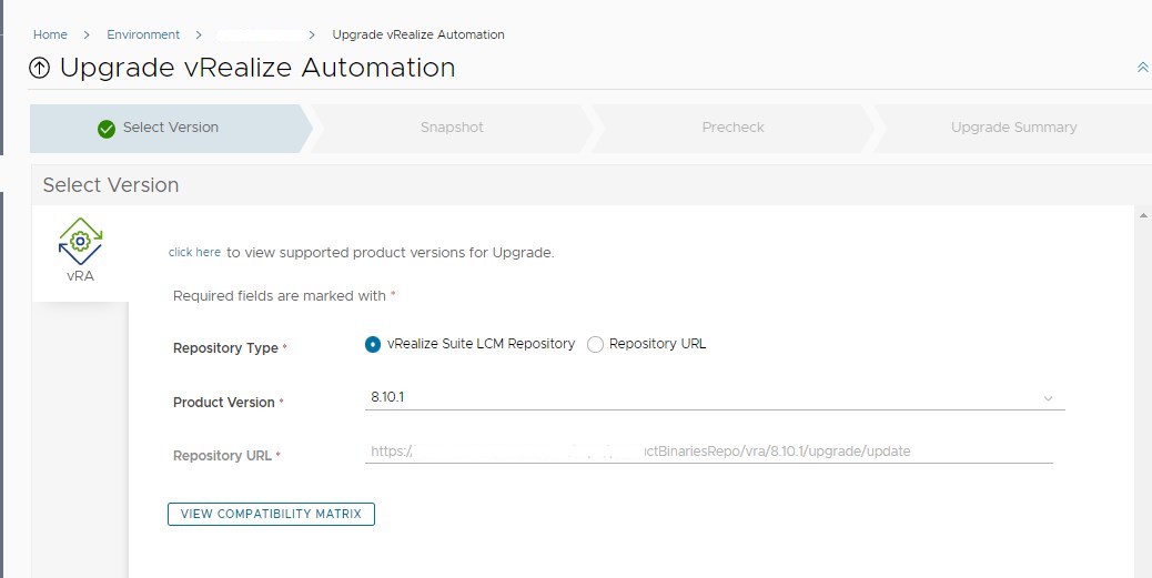 vra upgrade 1