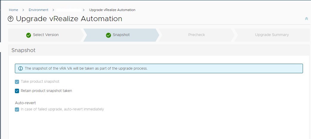 vra upgrade 2